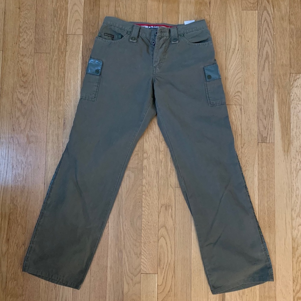 Dolce and Gabanna : Green Cargo pants